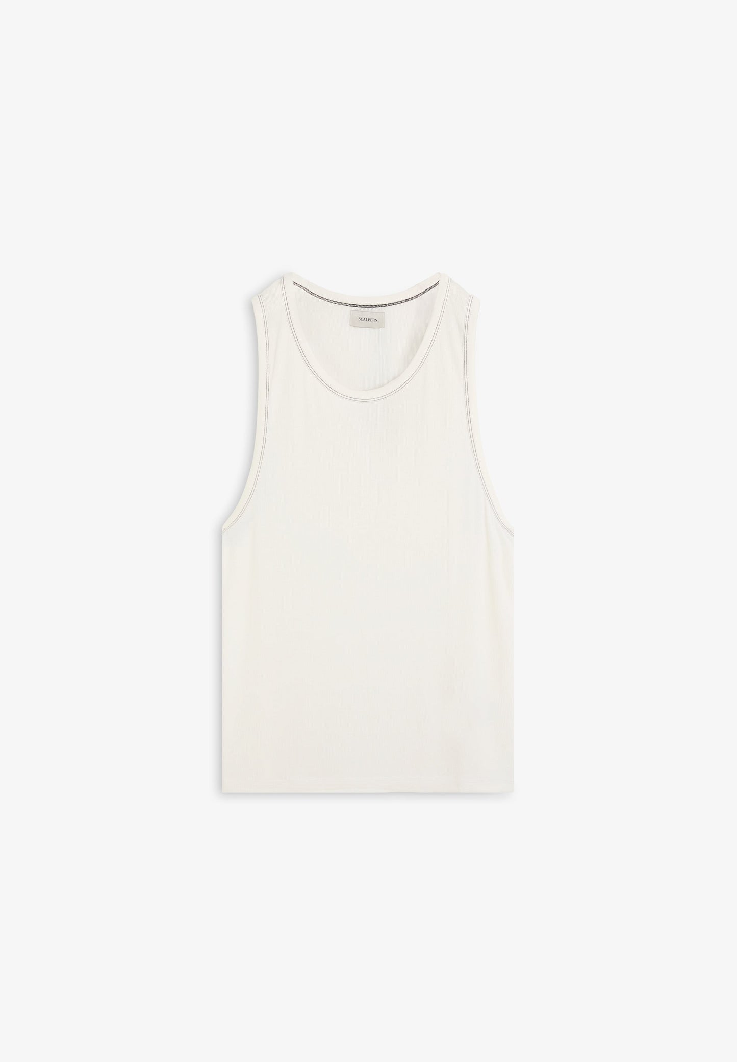 TANK TOP WITH CONTRAST STITCHING