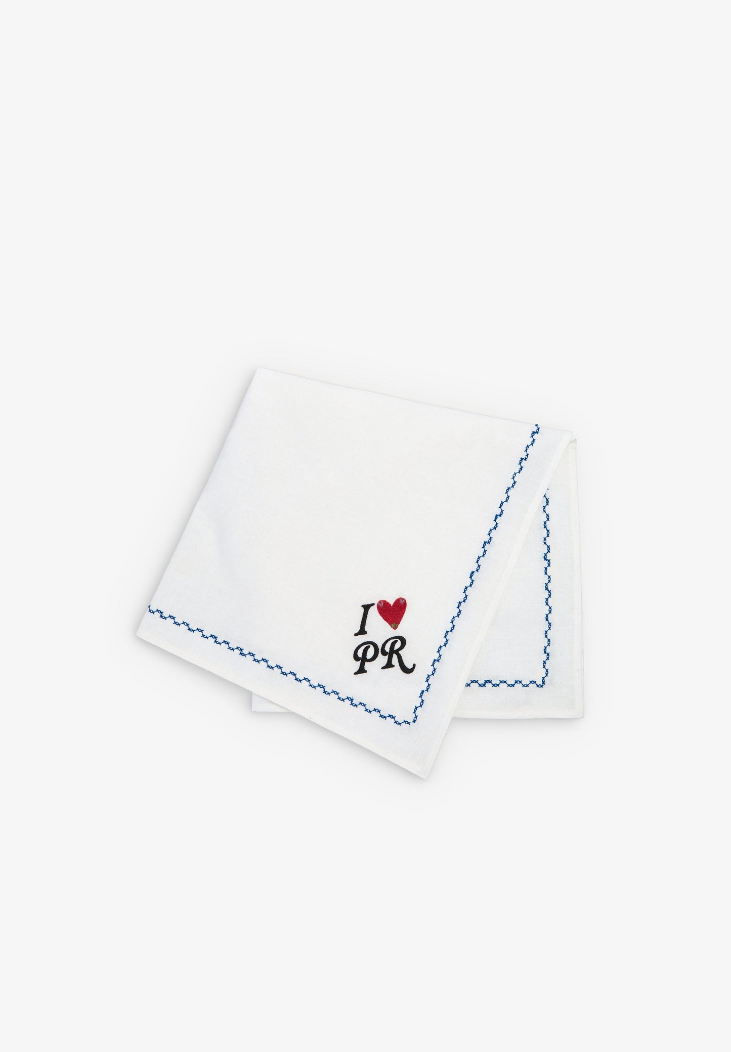 PRINTED COTTON AND LINEN BANDANA