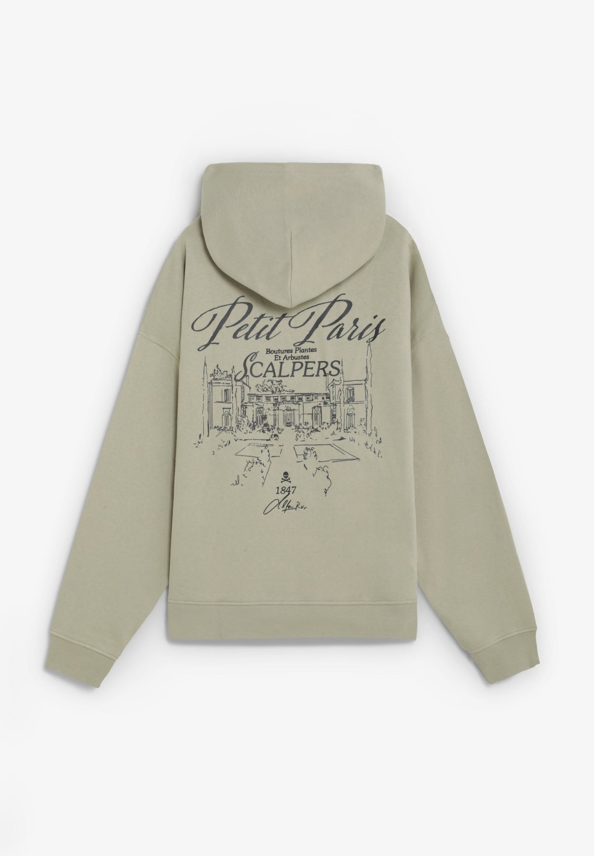 PRINTED DETAIL HOODIE