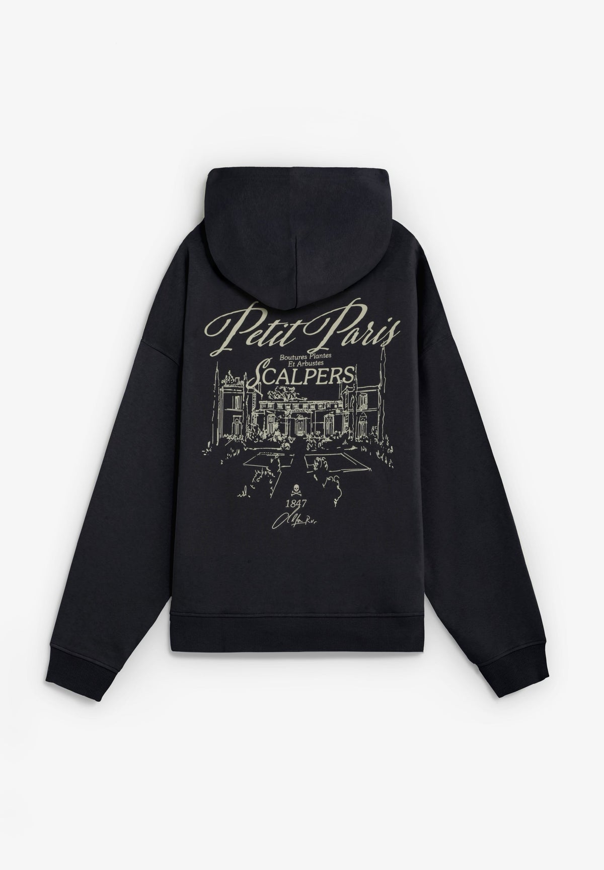 PRINTED DETAIL HOODIE
