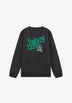 CONTRAST PRINT SWEATSHIRT