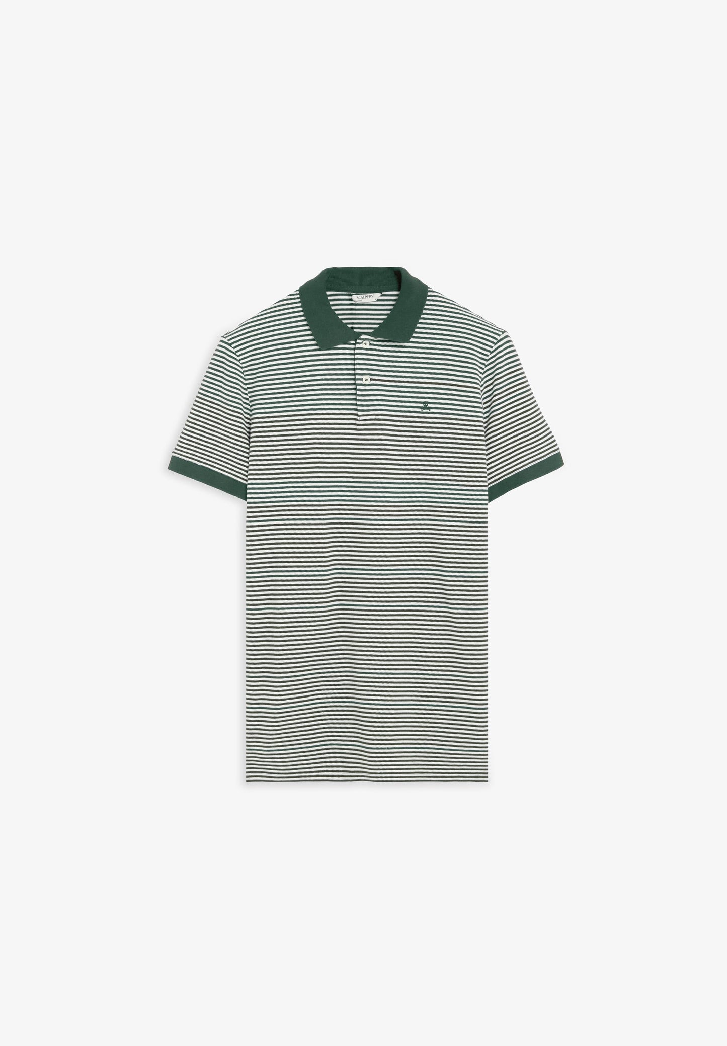 CONTRAST STRIPED POLO SHIRT