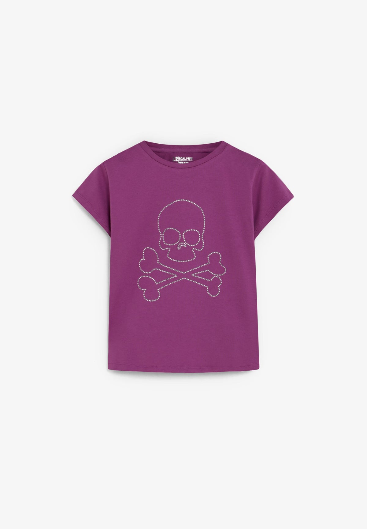 SCSHINY SKULL TEE GIRLS