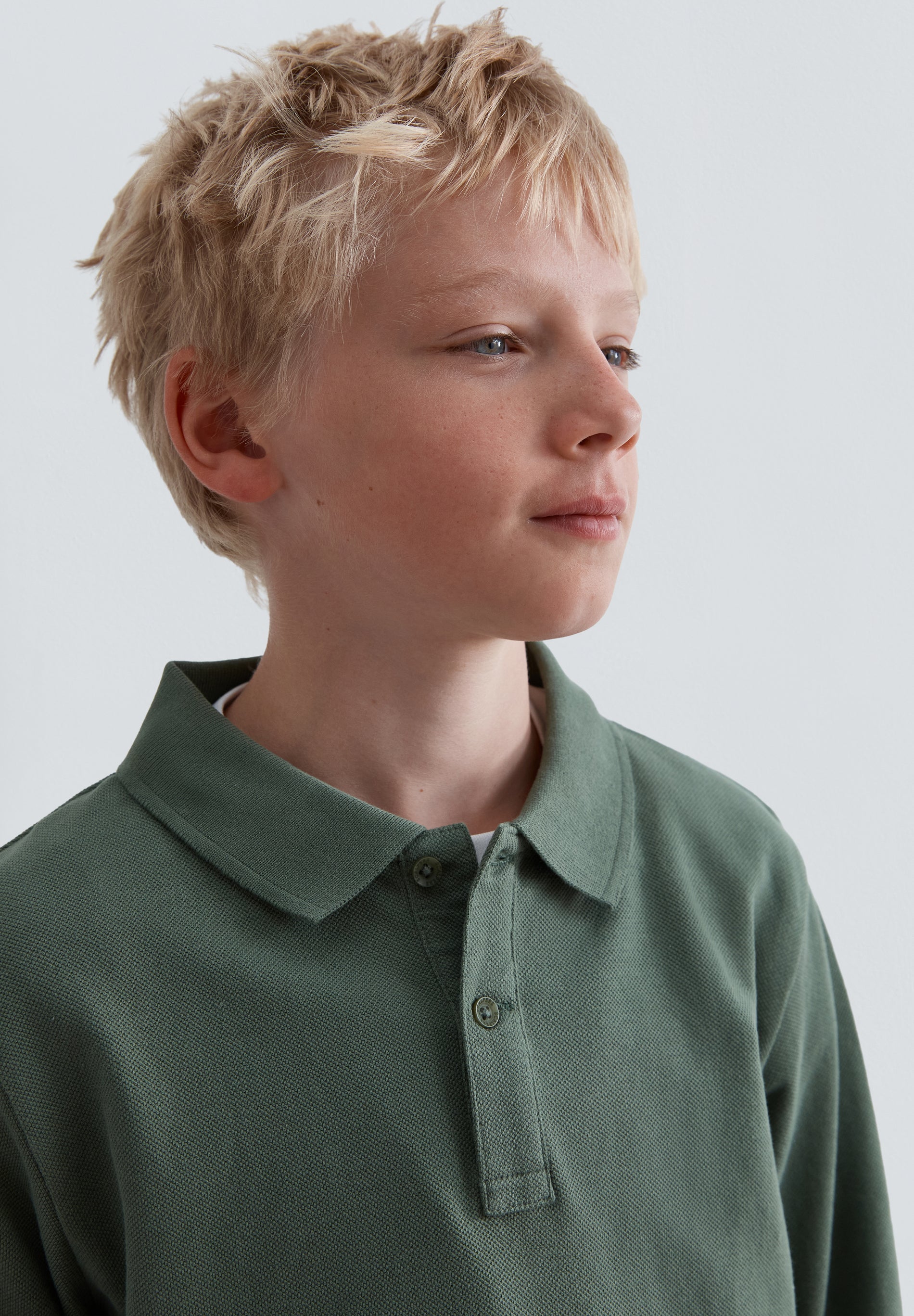 SCBACK SKULL LS POLO KIDS
