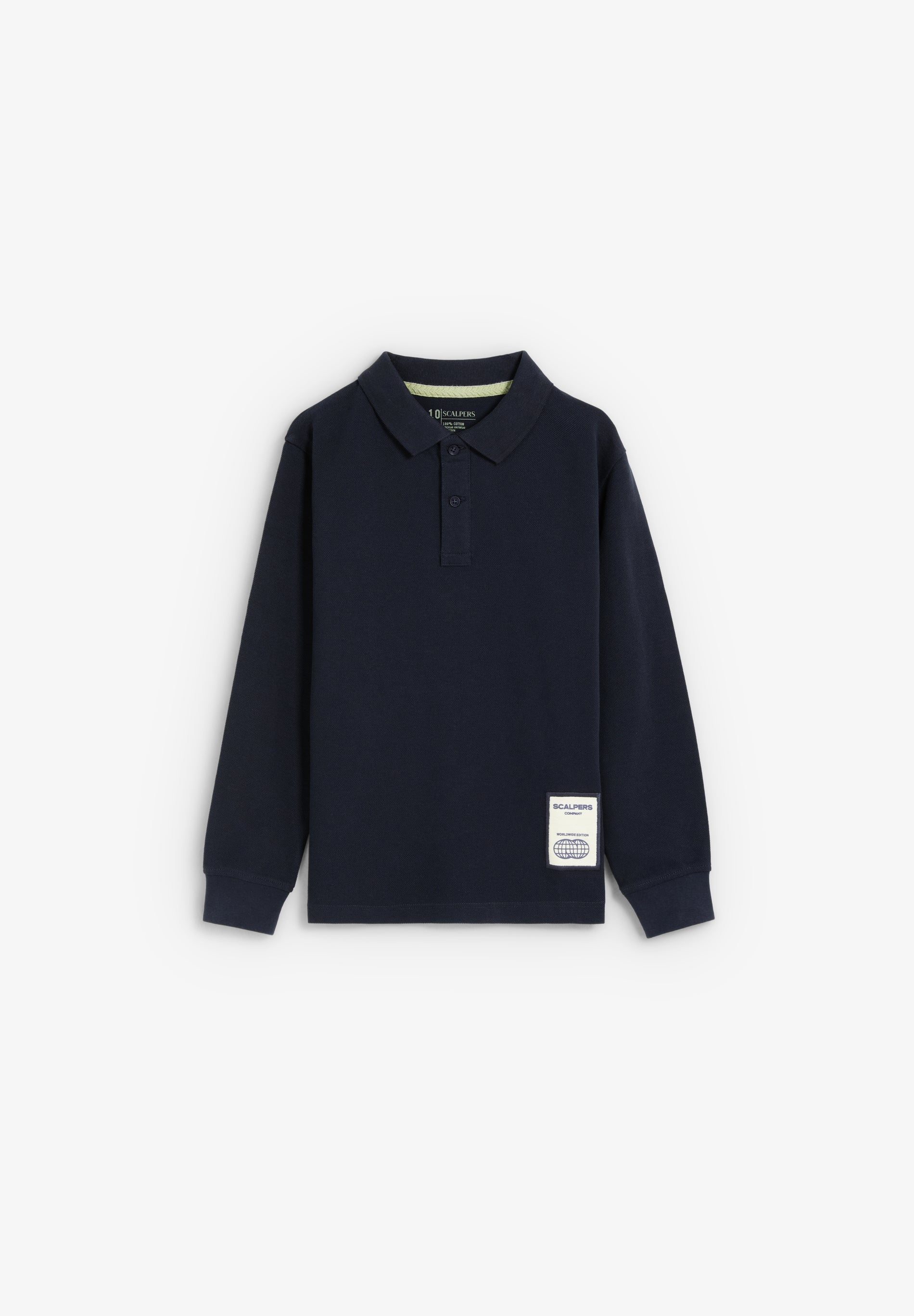 SCBACK SKULL LS POLO KIDS