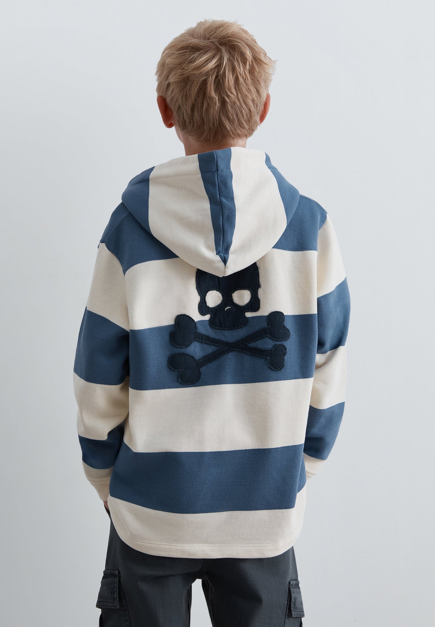 SCSTRIPES SKULL HOODIE KIDS