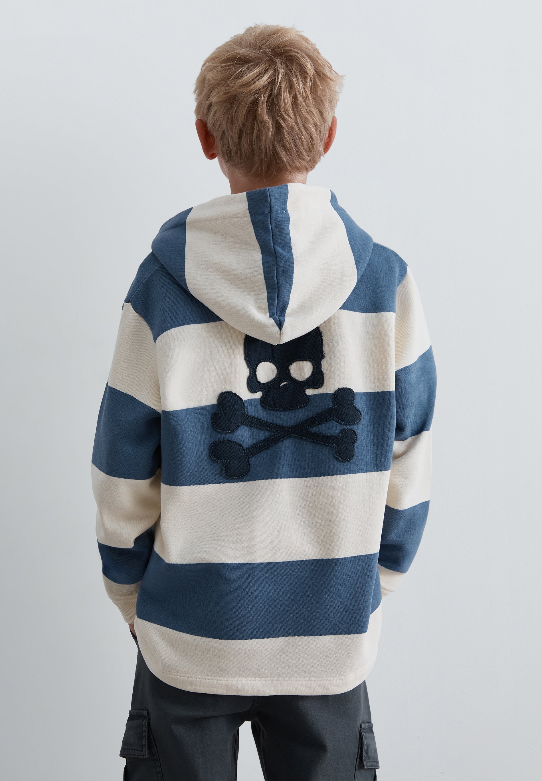 SCSTRIPES SKULL HOODIE KIDS