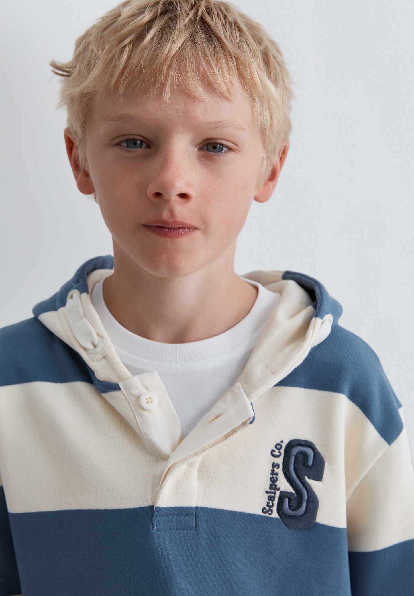 SCSTRIPES SKULL HOODIE KIDS
