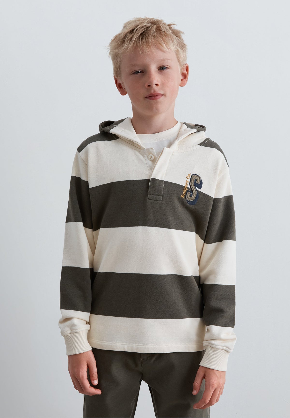 SCSTRIPES SKULL HOODIE KIDS