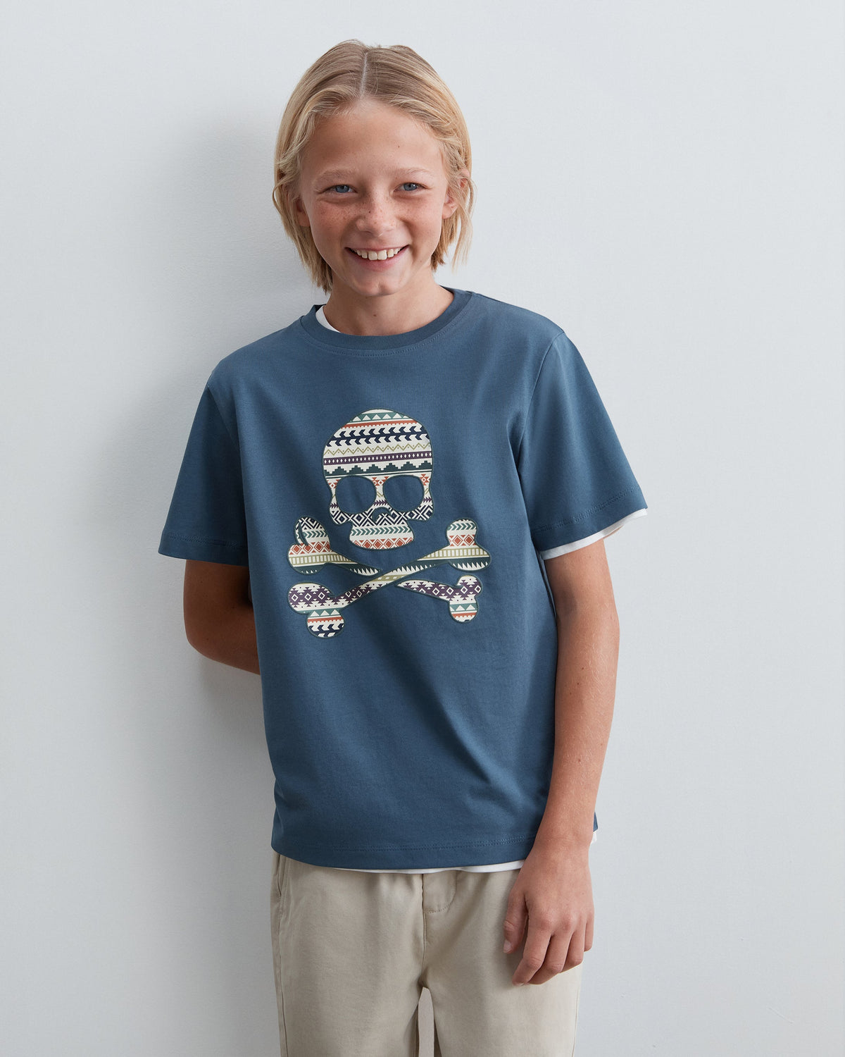 SCETNIC SKULL TEE KIDS