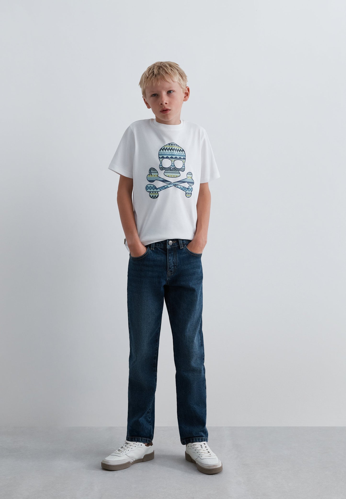 SCETNIC SKULL TEE KIDS