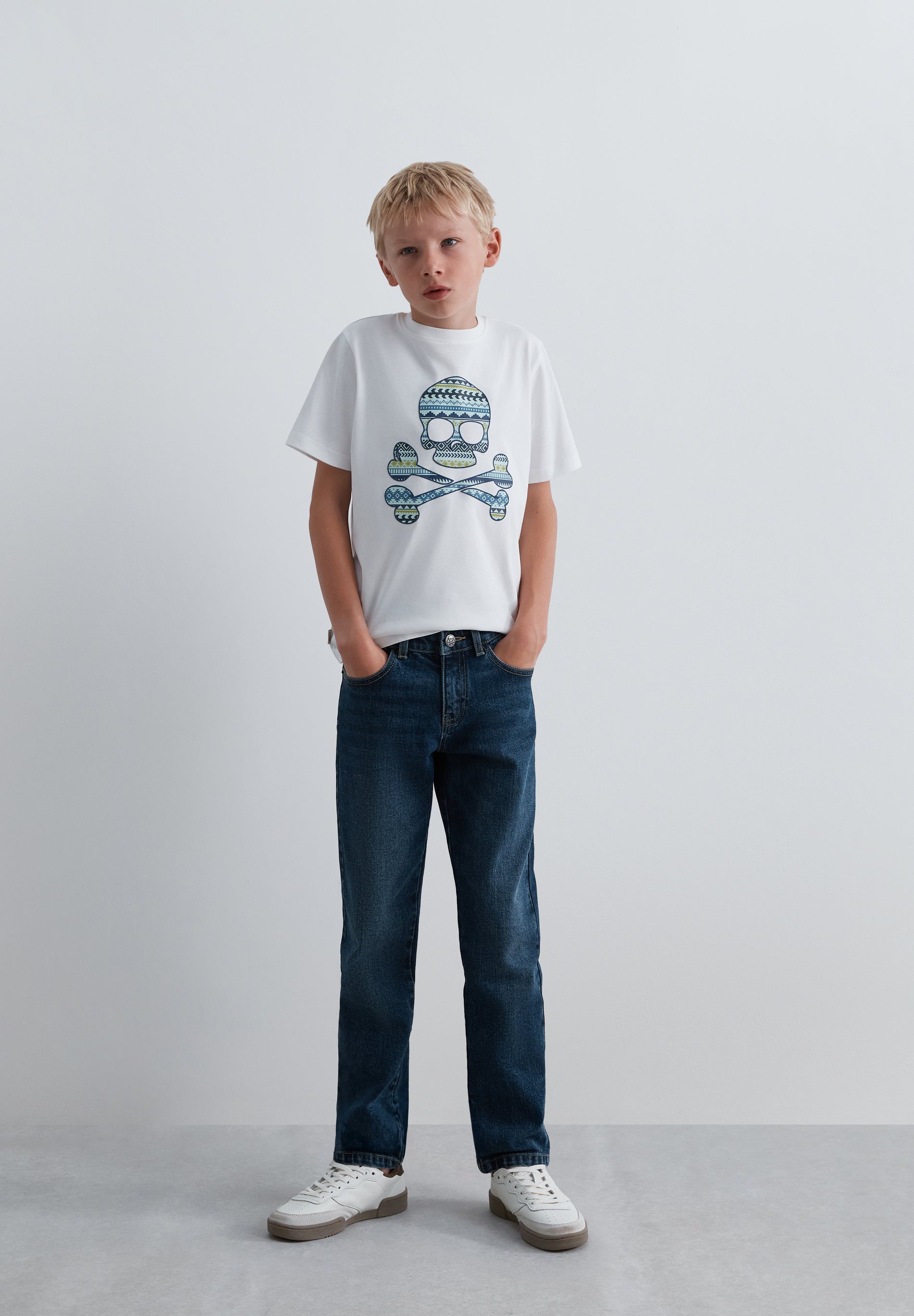SCETNIC SKULL TEE KIDS