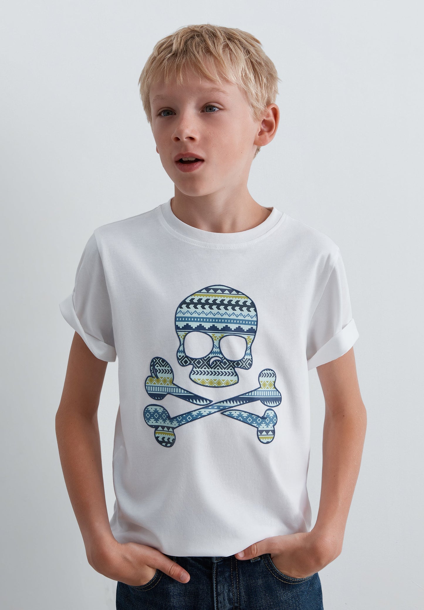 SCETNIC SKULL TEE KIDS