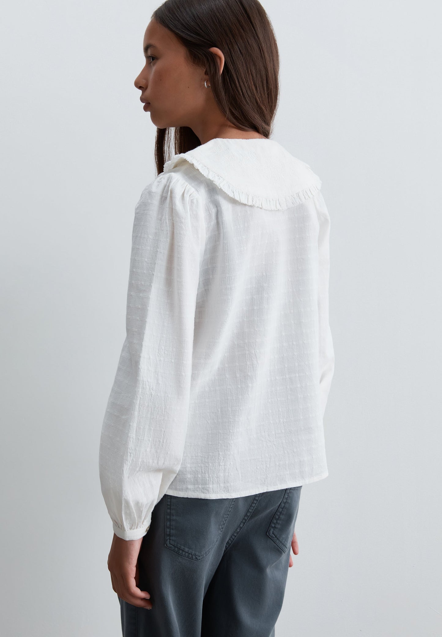 SCEMB COLLAR BLOUSE GIRLS