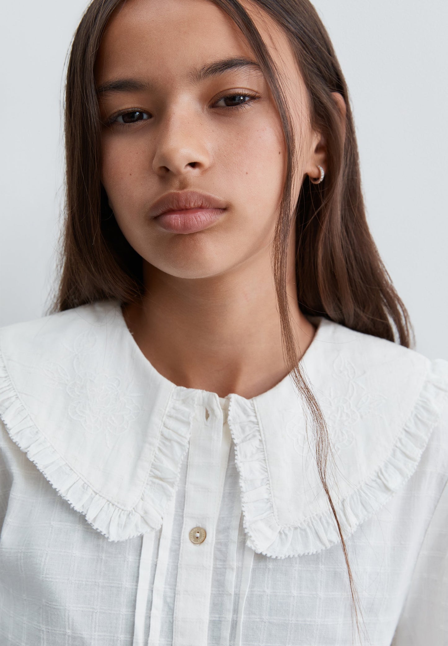 SCEMB COLLAR BLOUSE GIRLS