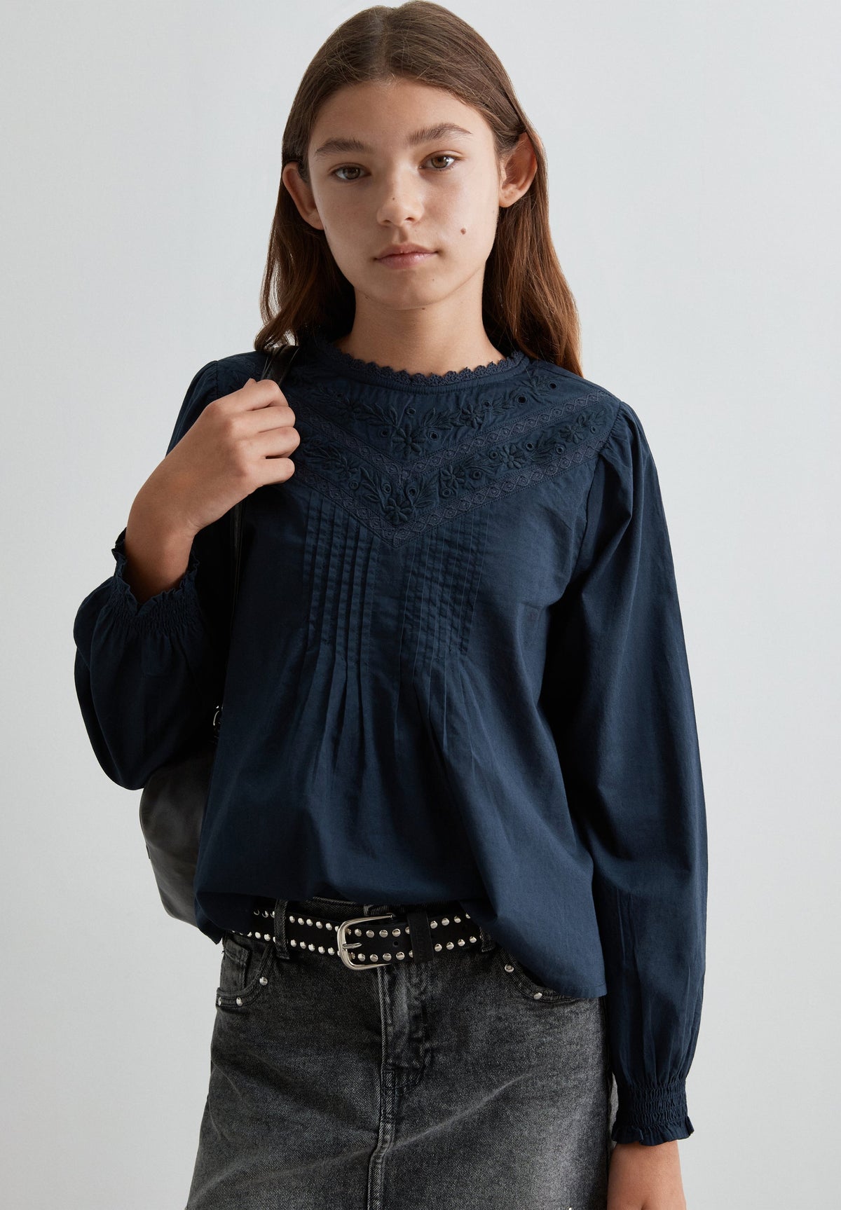 SCLACE BLOUSE GIRLS