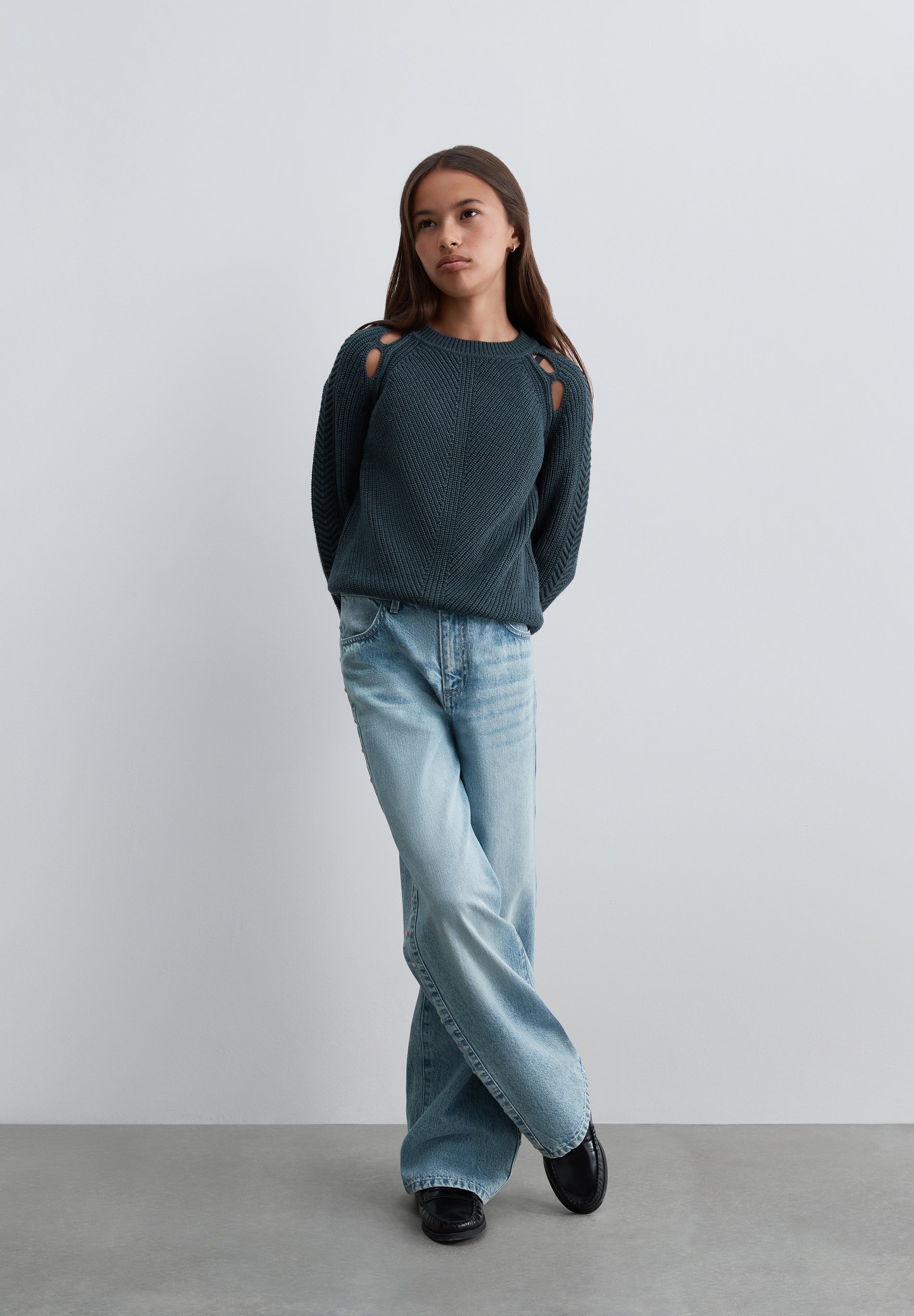 SCPANEL STUDS JEANS GIRLS