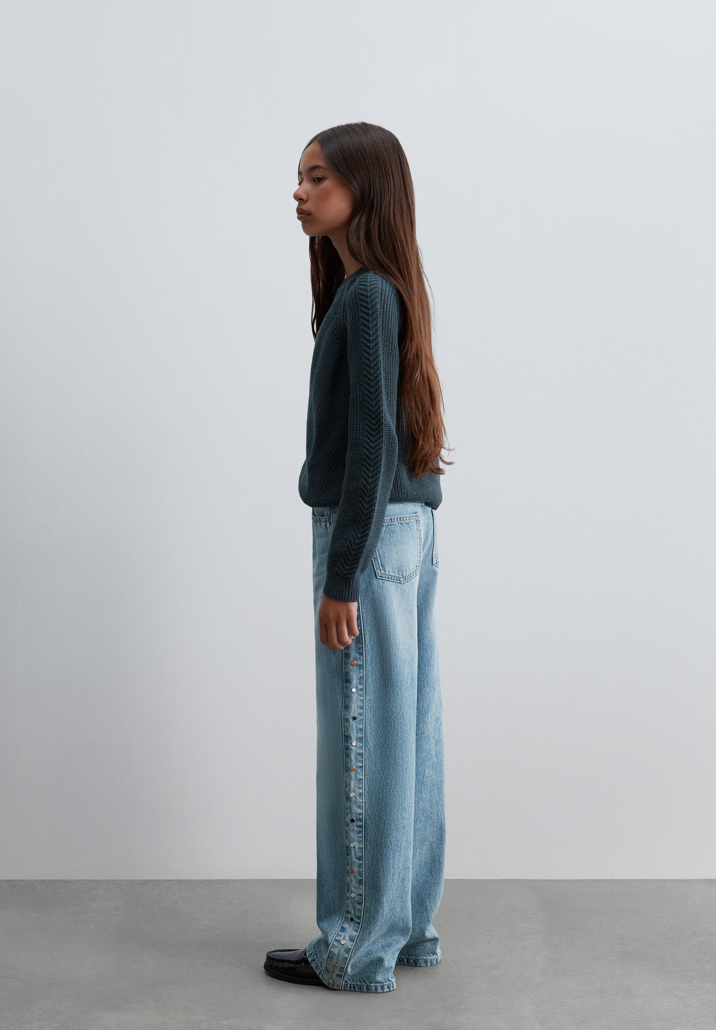 SCPANEL STUDS JEANS GIRLS
