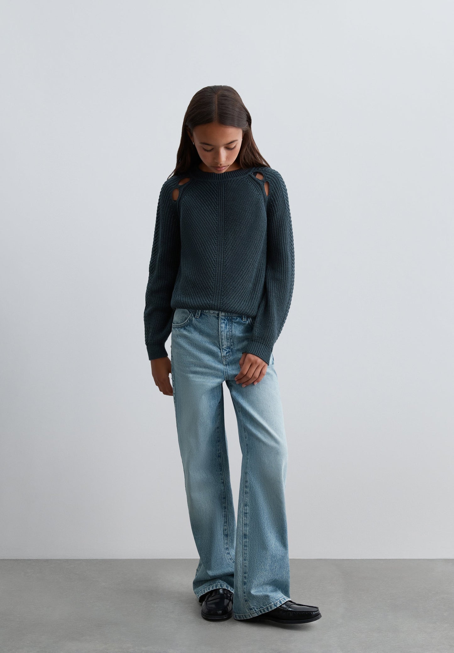 SCPANEL STUDS JEANS GIRLS