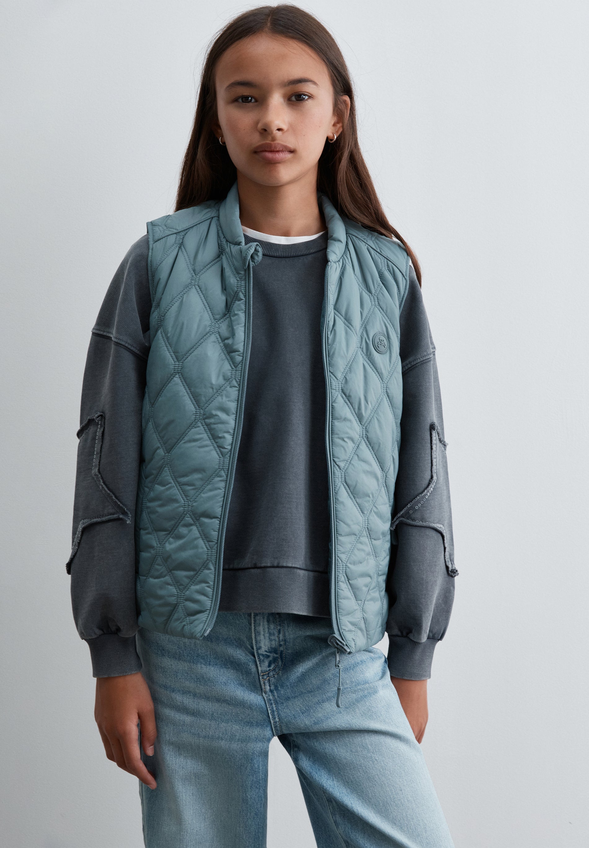 SCGSTAAD PRINTED VEST GIRLS