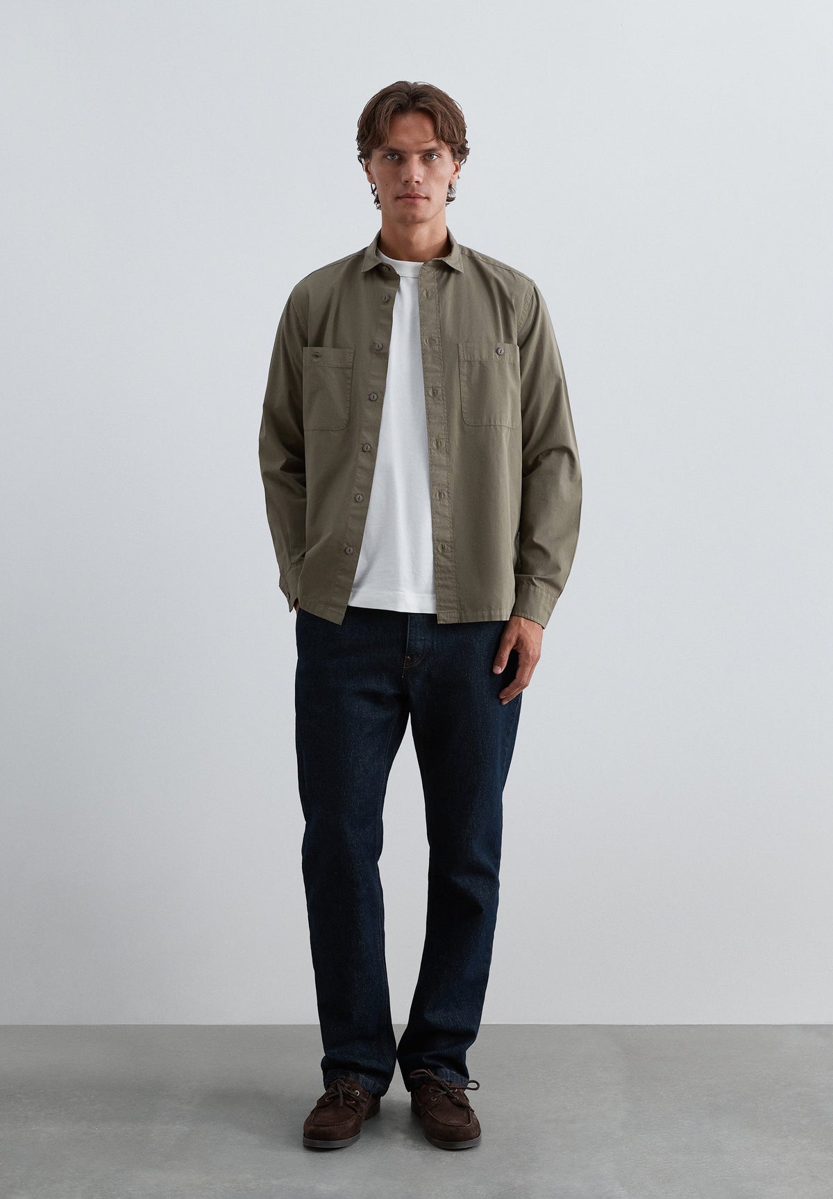 SCPOPELIN POCKET SHIRT