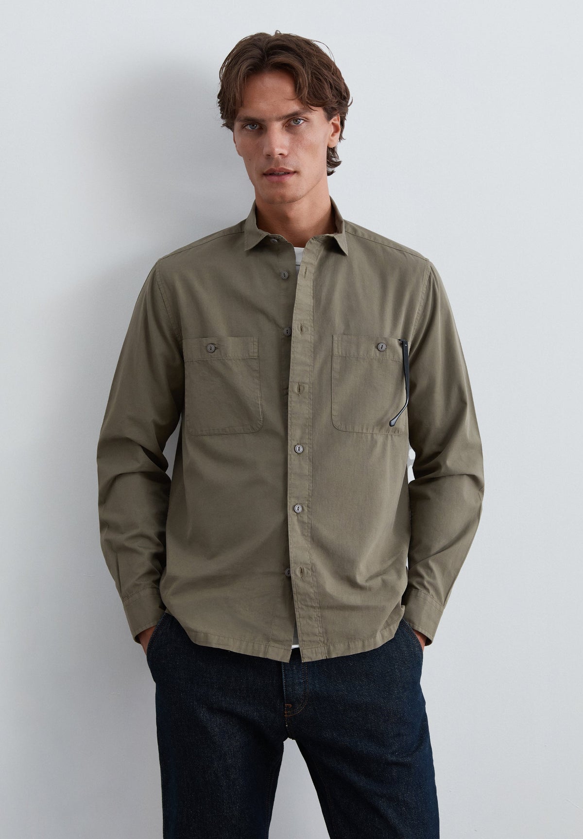 SCPOPELIN POCKET SHIRT
