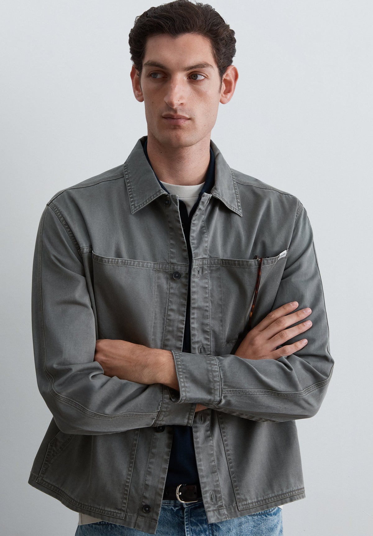 SCMILITARY OVERSHIRT