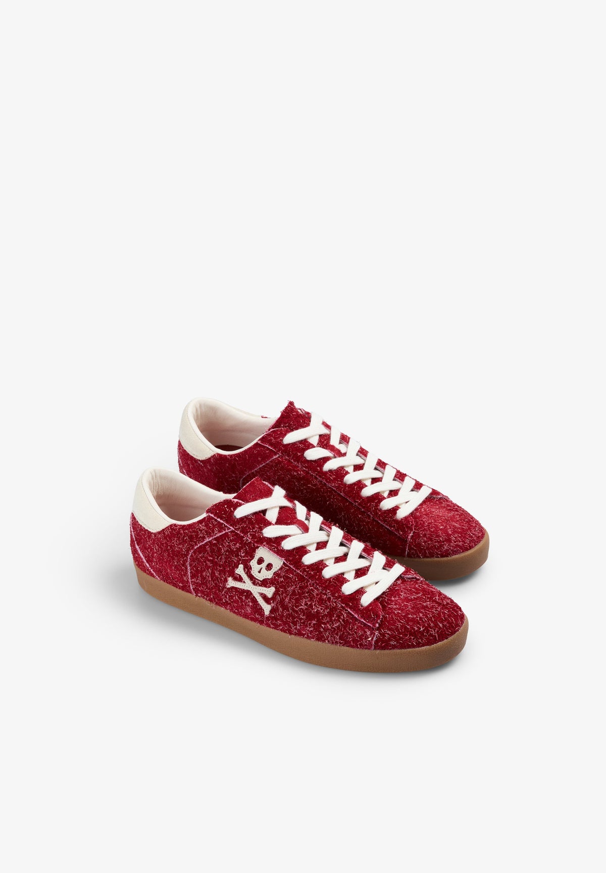 SUEDE SNEAKERS WITH SIDE SKULL