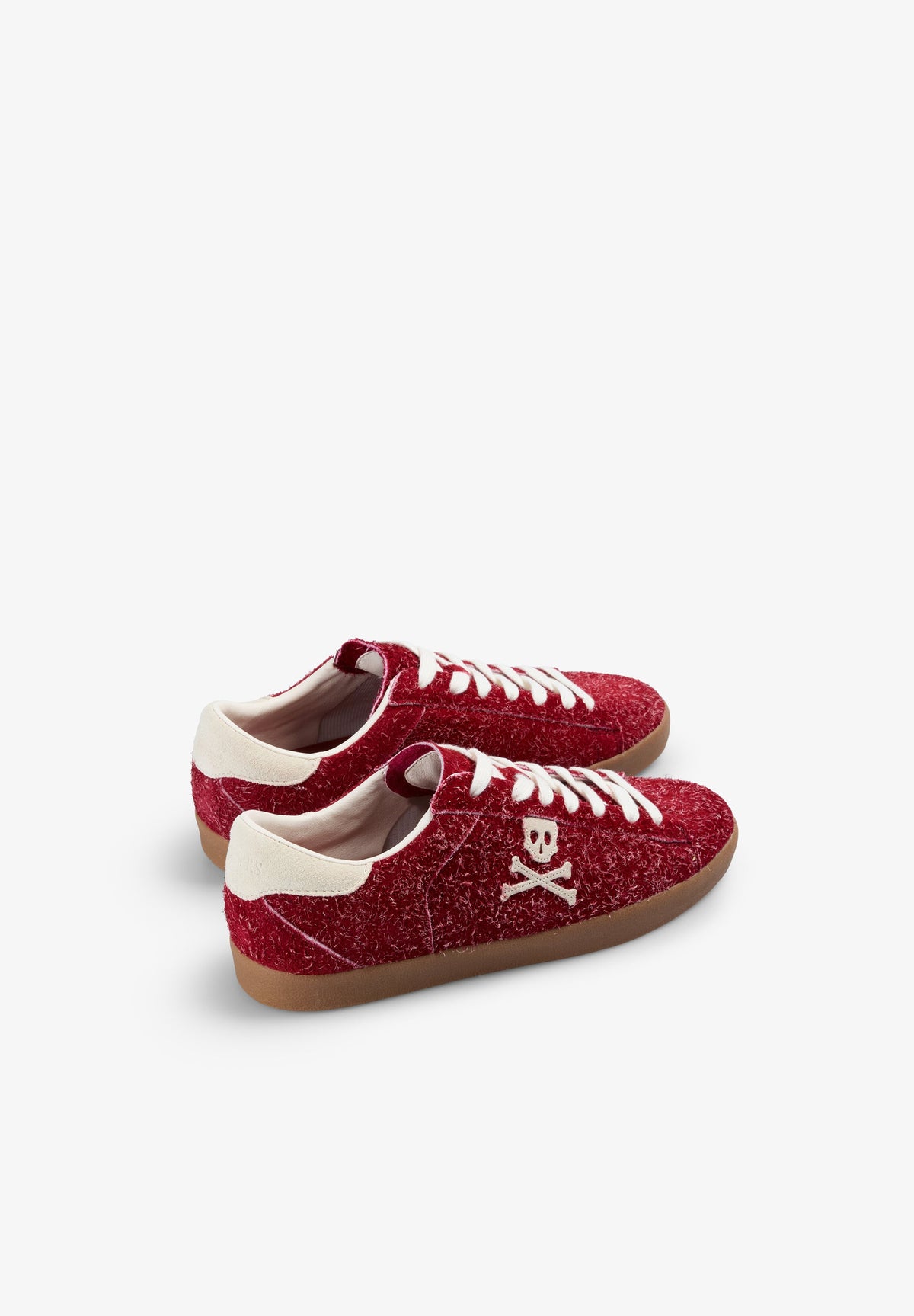 SUEDE SNEAKERS WITH SIDE SKULL
