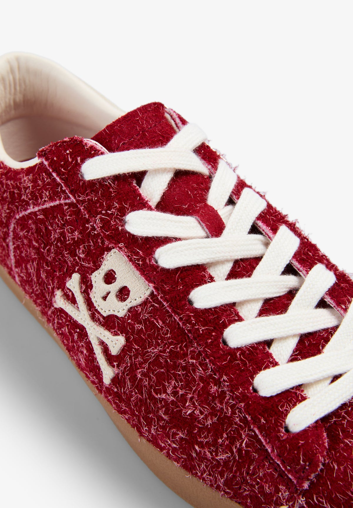 SUEDE SNEAKERS WITH SIDE SKULL