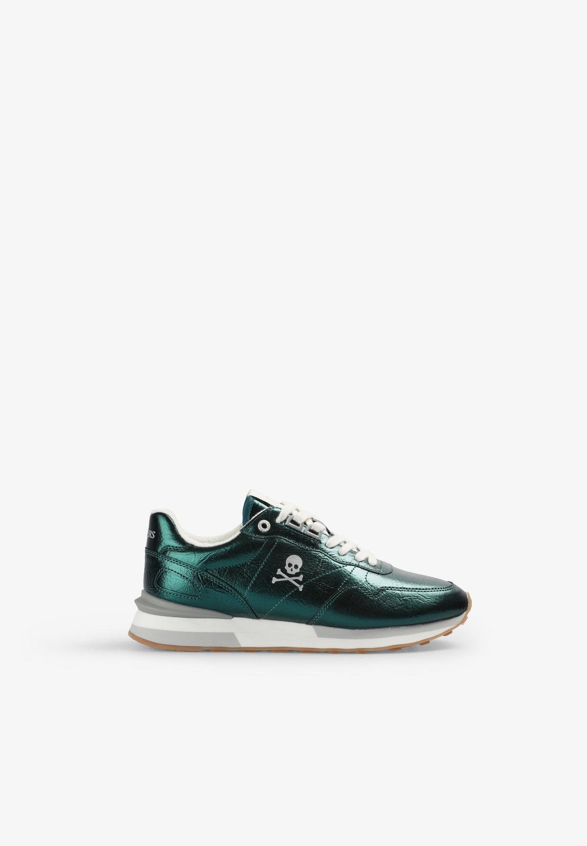 METALLIC SKULL SNEAKERS
