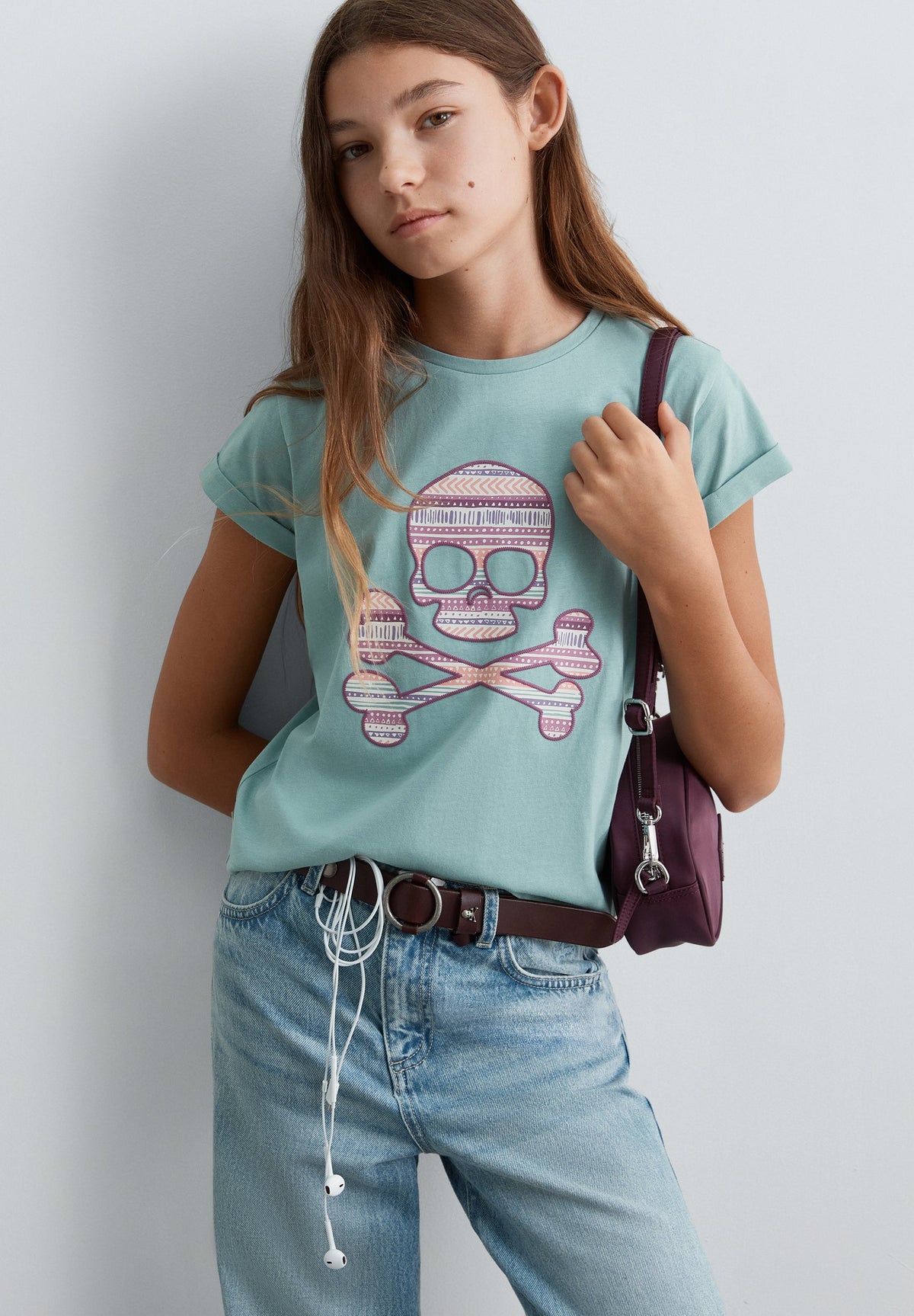 SCIKAT SKULL TEE GIRLS
