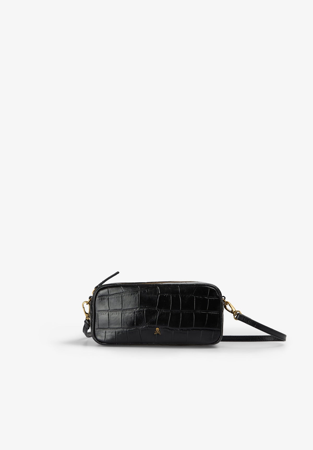 SCNEWSKULL MINI LEATHER BAG