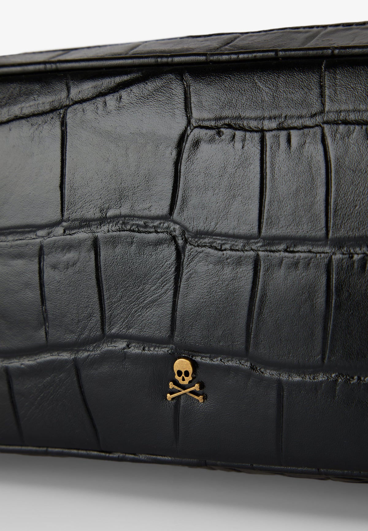 SCNEWSKULL MINI LEATHER BAG