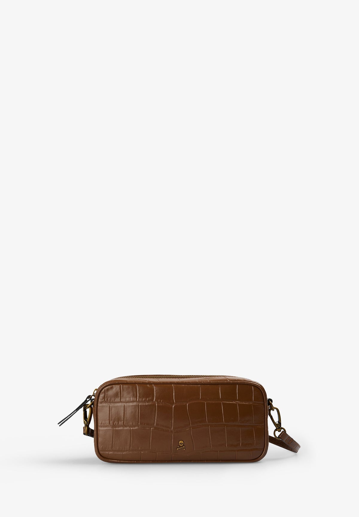 SCNEWSKULL MINI LEATHER BAG