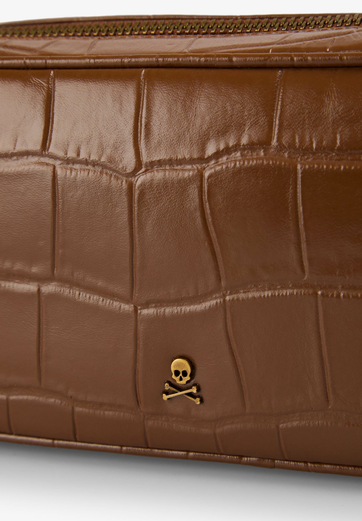 SCNEWSKULL MINI LEATHER BAG