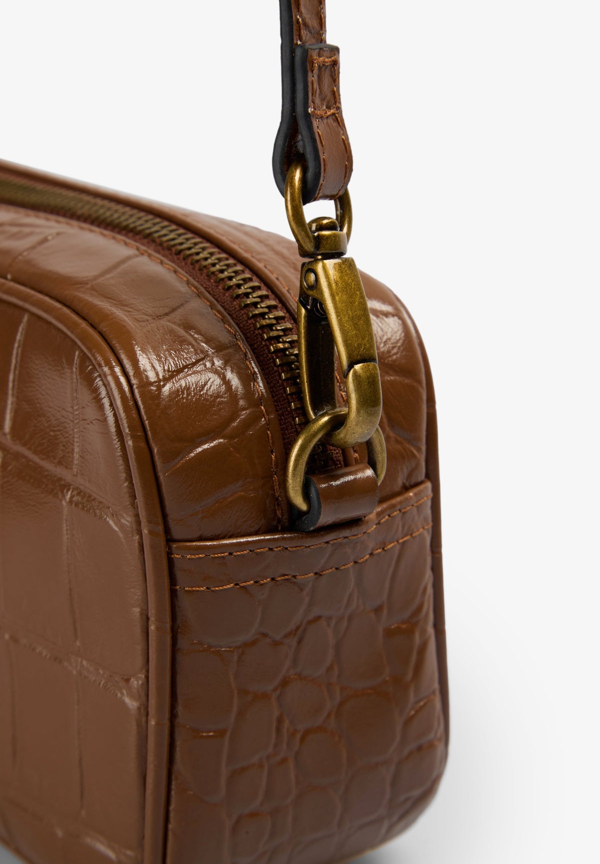 SCNEWSKULL MINI LEATHER BAG
