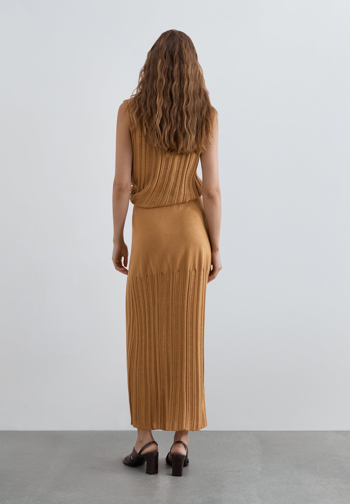 SCBROKEN KNIT SKIRT