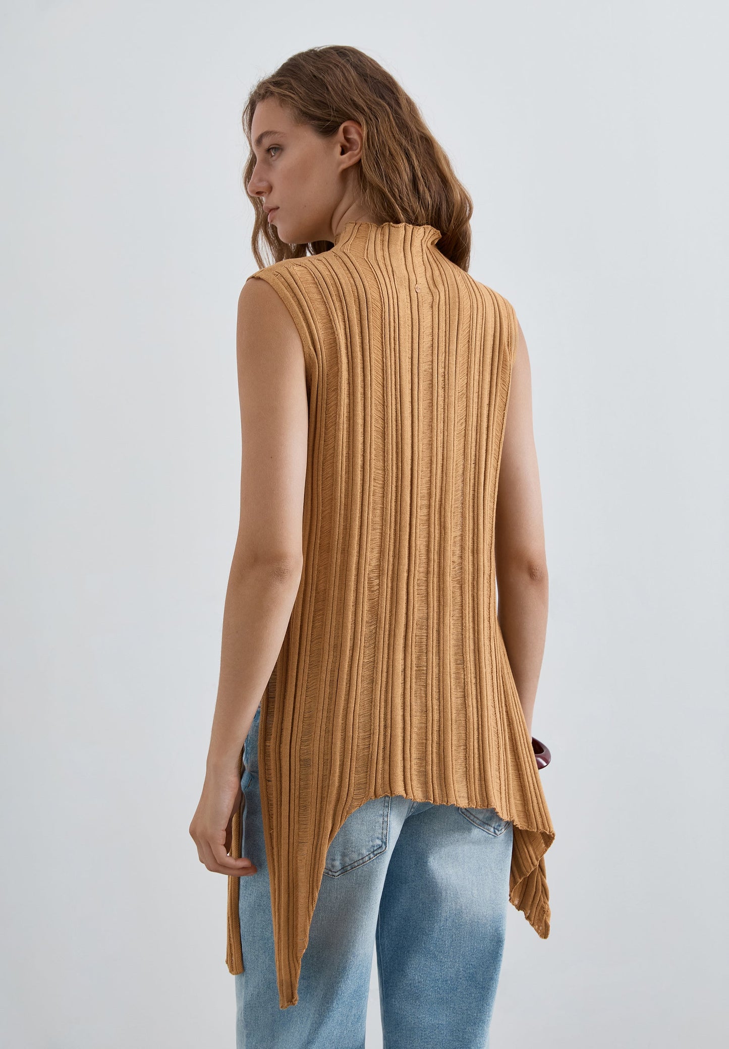 SCBROKEN KNIT TOP