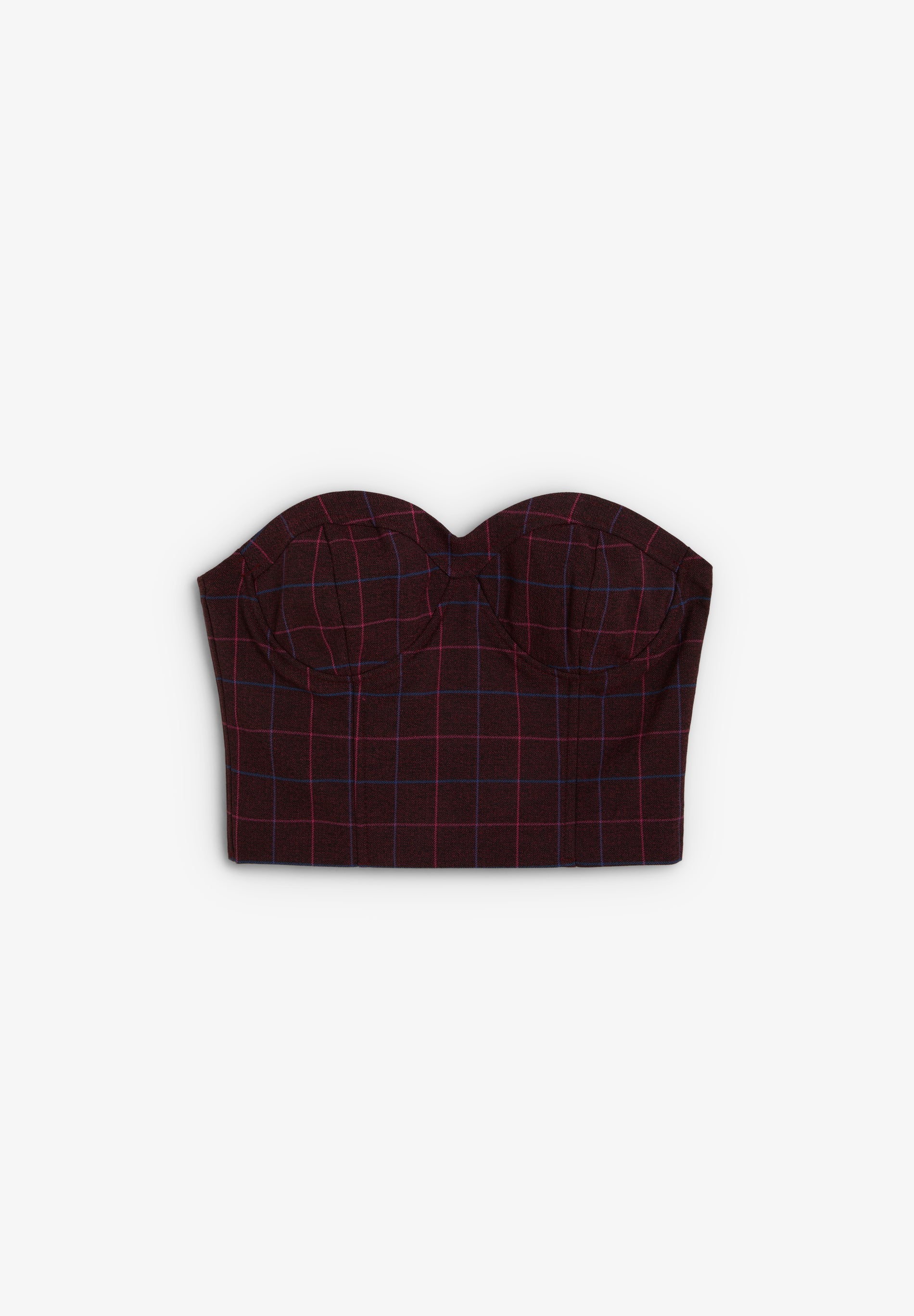 SCBURGUCHECK OFFSHOULDER TOP