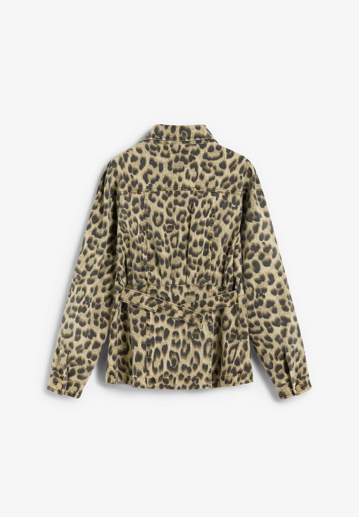 SCCANDY BELT ANIMAL DENIM SHIRT