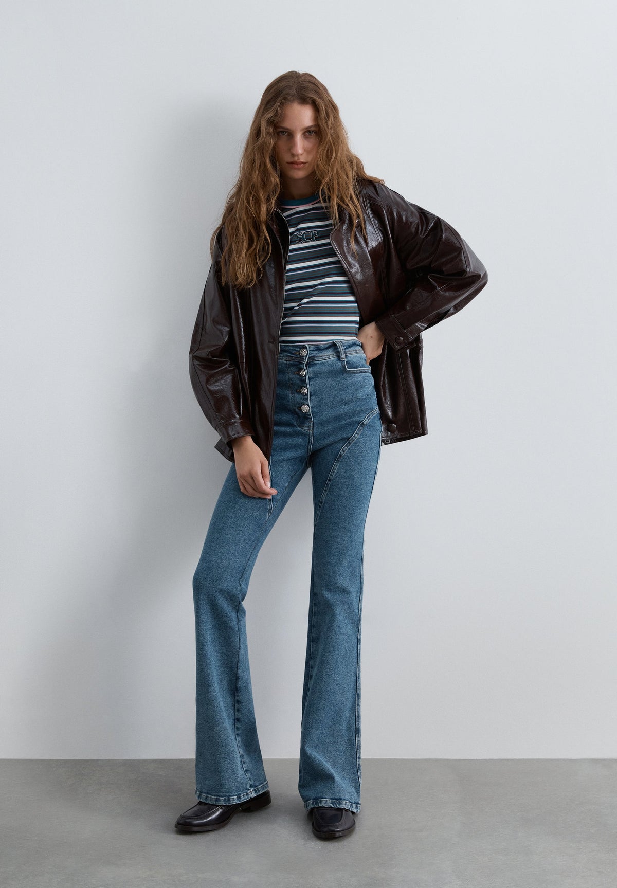 SCCANDY BELT DENIM PANT