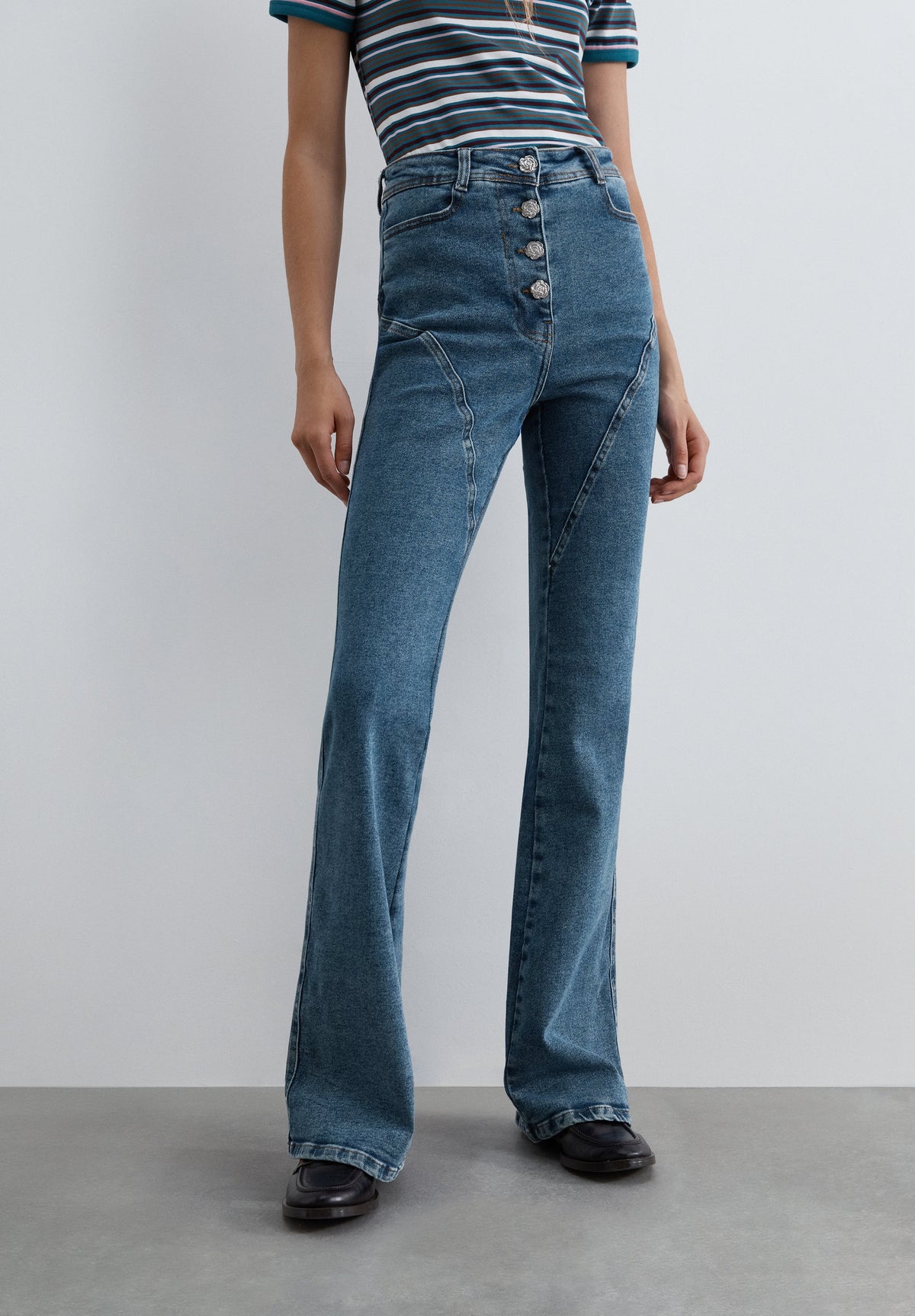SCCANDY BELT DENIM PANT