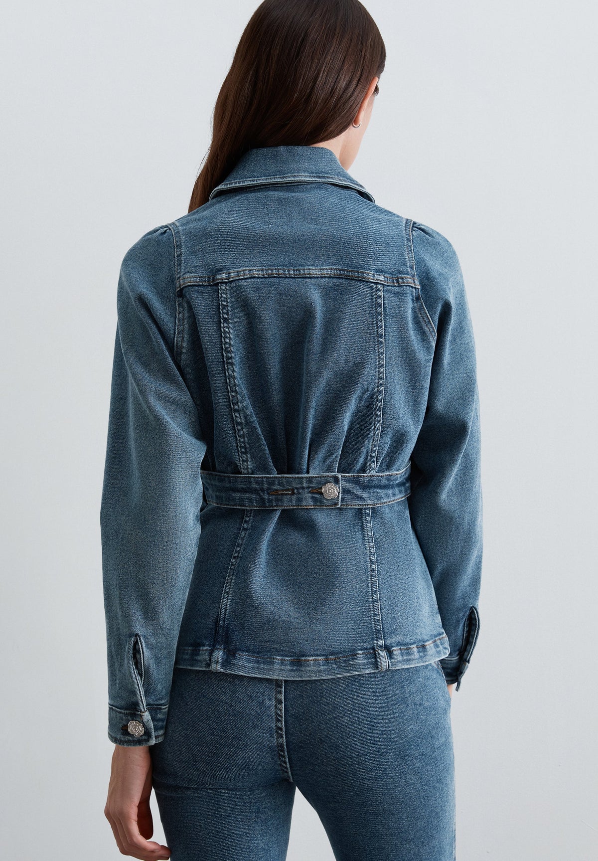 DENIM SHIRT WITH BELT