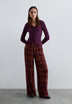 SCCHECK HALTER PRINT PANT