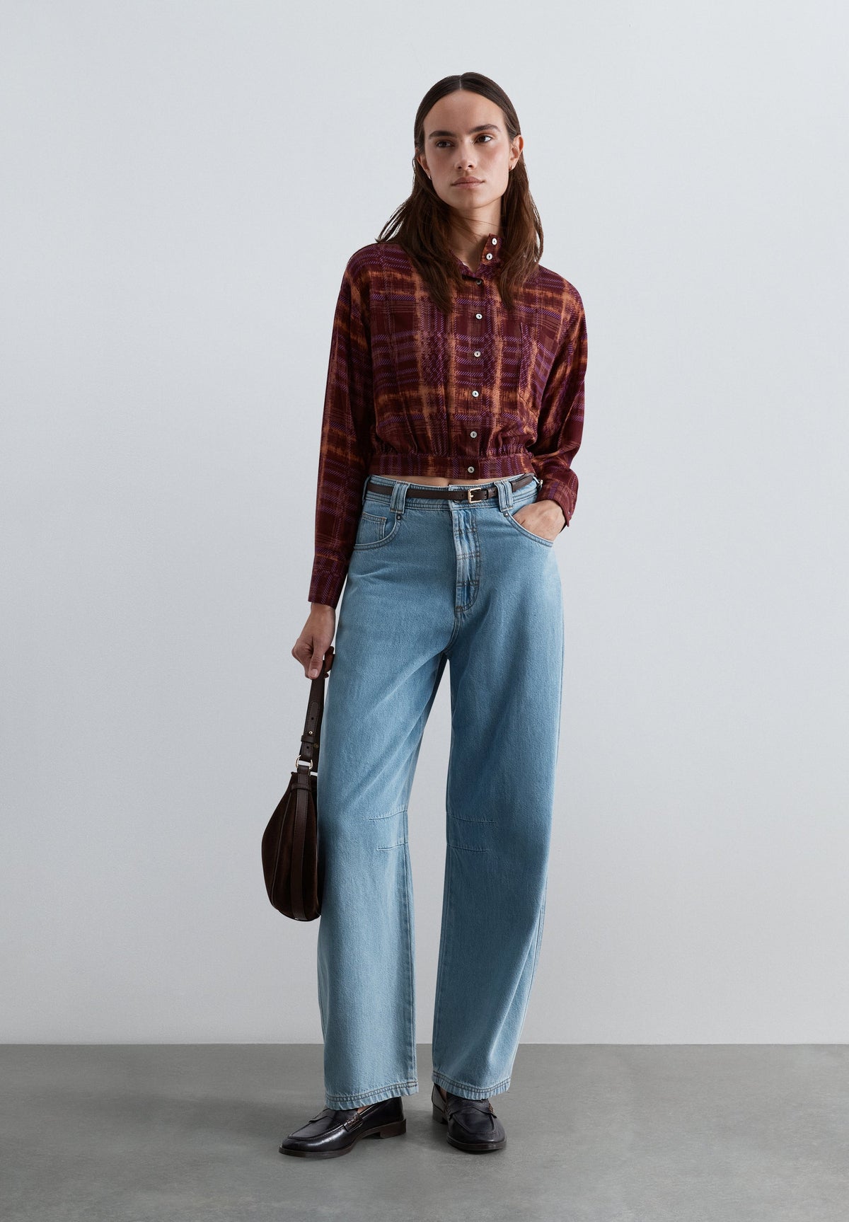 SCCHECK HALTER PRINT SHIRT