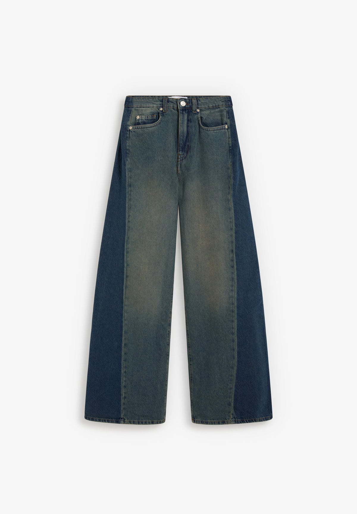 TWO-TONE MAXI JEANS