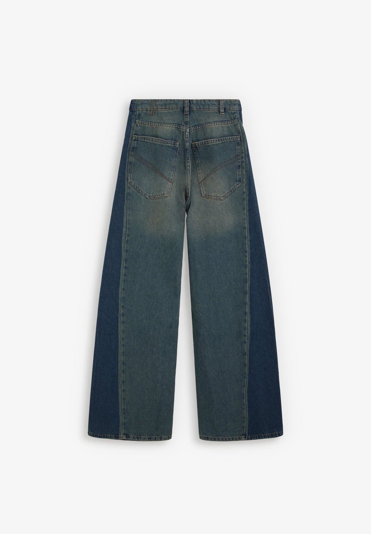 TWO-TONE MAXI JEANS