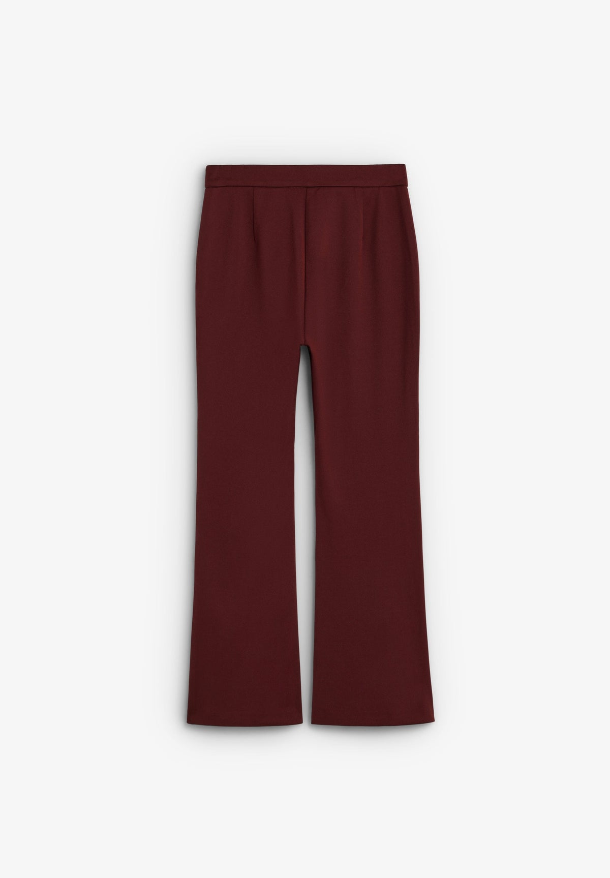 ANKLE-LENGTH FLARE TROUSERS