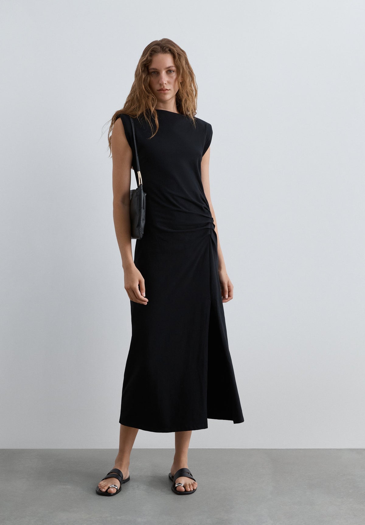 SCDRAPPED PAD JERSEY DREES